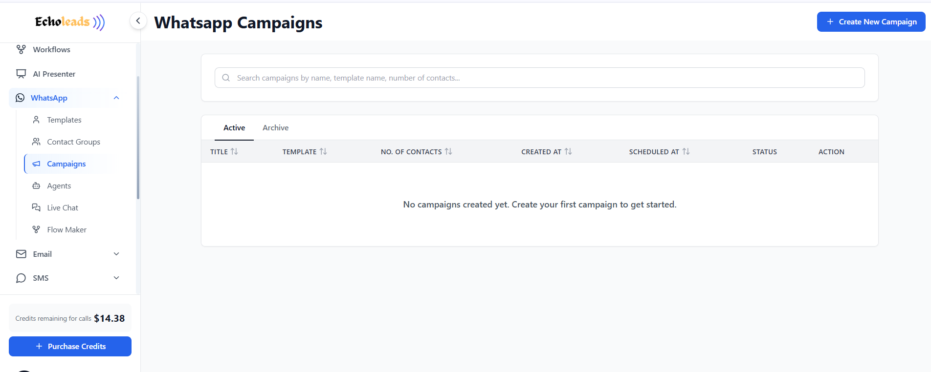 [Screenshot Placeholder – Campaign Creation Screen]