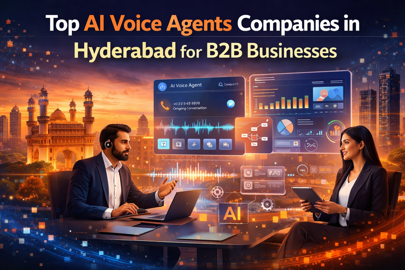 Top AI Voice Agent Companies in Hyderabad for B2B Businesses (2026)