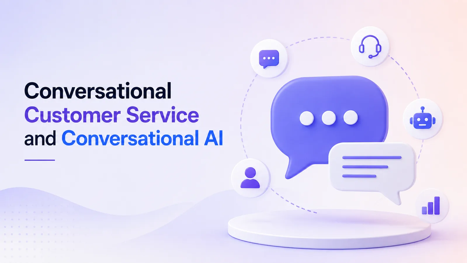 Conversational customer service and conversational AI using chat-based automation to improve customer interactions and support